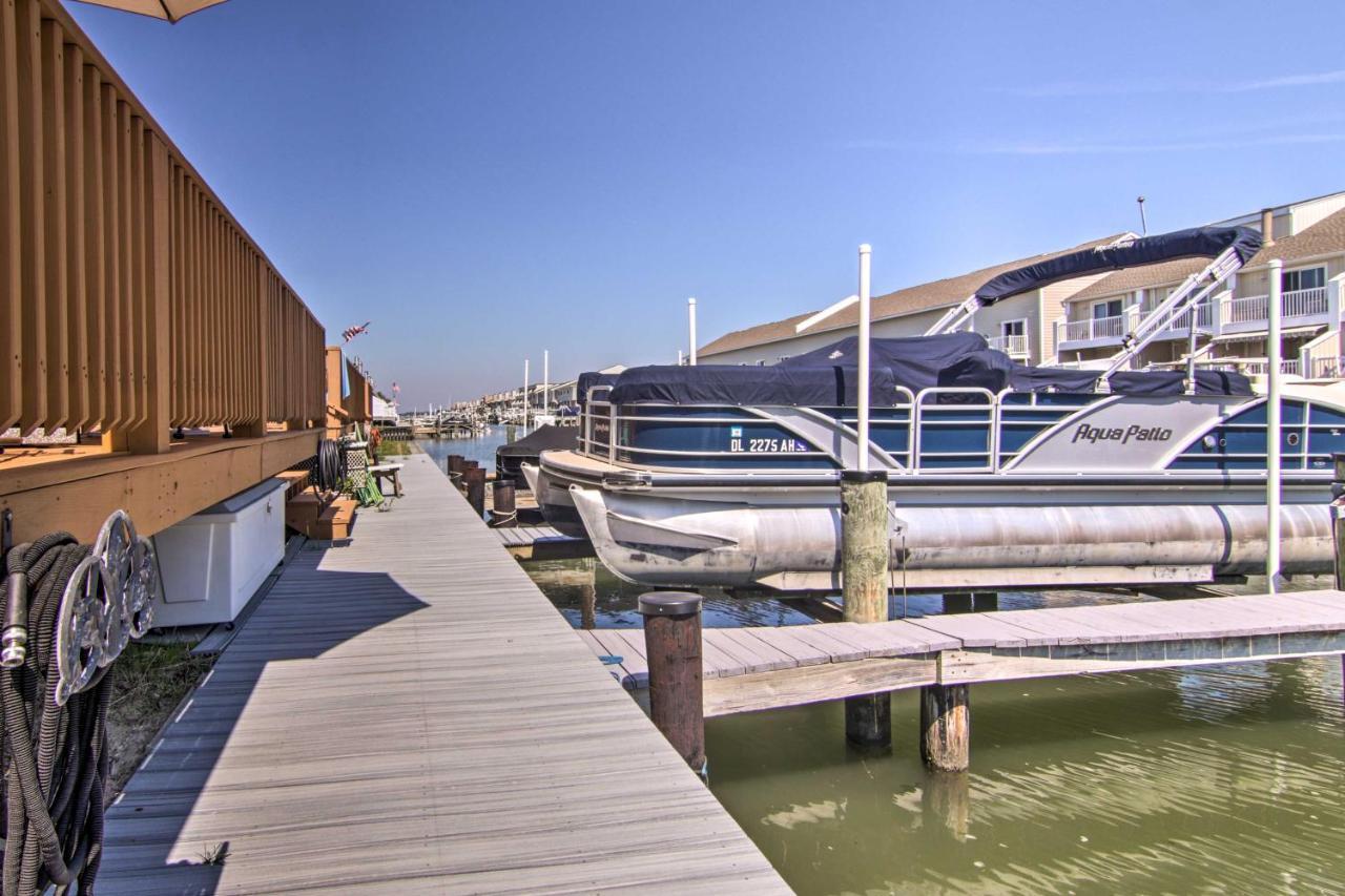 Airy Ocean City Condo On Canal Front With Deck! Exterior photo